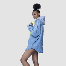 Load image into Gallery viewer, Custom Refix&#39;d Denim Hoodie
