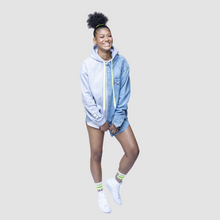 Load image into Gallery viewer, Custom Refix&#39;d Denim Hoodie
