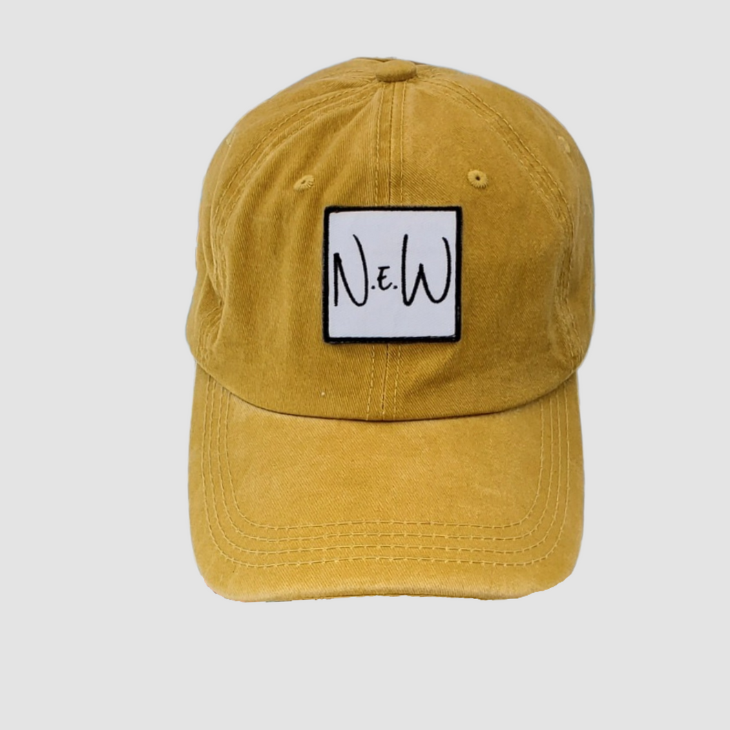 NBN Monogram Ponytail Dad Hat