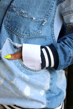 Load image into Gallery viewer, Unisex Patchwork Hooded Pullover Jacket
