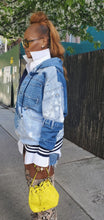 Load image into Gallery viewer, Unisex Patchwork Hooded Pullover Jacket
